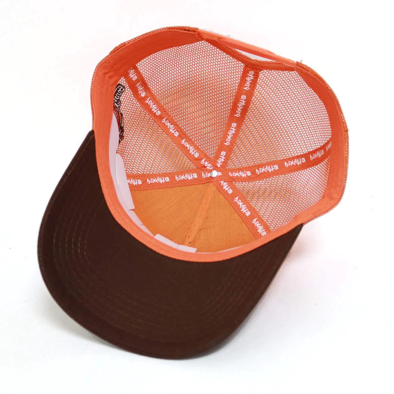 Benditto Trucker Hat (brown / orange)